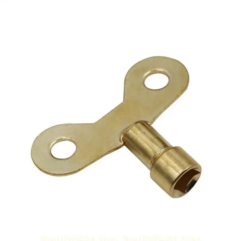 Solid Metal Square Hole Water Tap Key for Radiators & Plumbing - Image 2